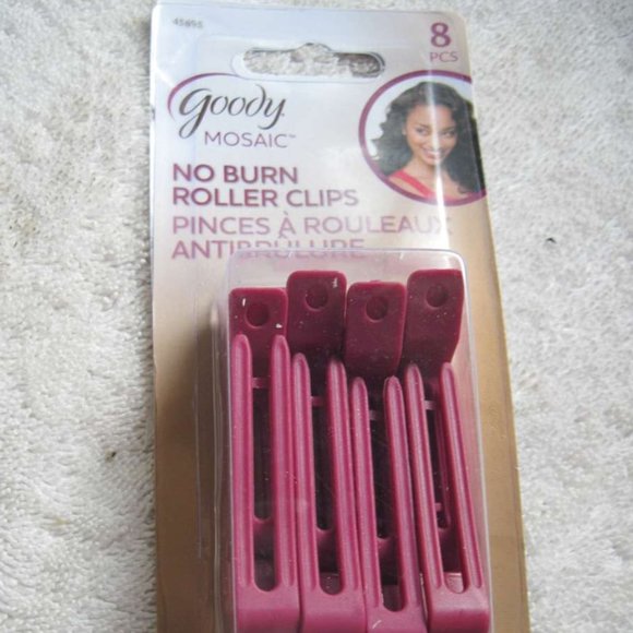 Goody Mosaic No Burn Hair Sectioning Plastic Roller Clips Curling Hood Dryer - Picture 7 of 10